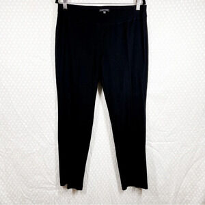 Eileen Fisher Black Straight Leg Pull On Pants